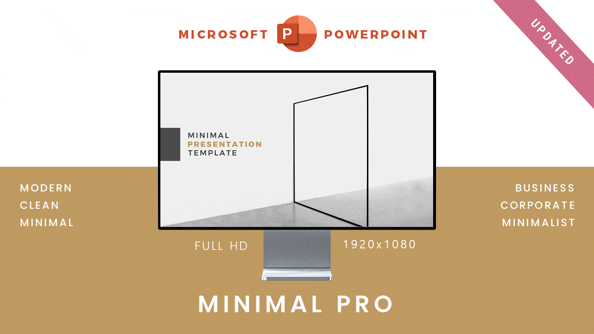 Minimal Pro Presentation Template cover 1